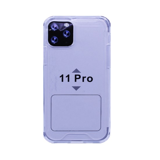 Silicone Hard Corners Case For Apple iPhone 11 Pro Transparent